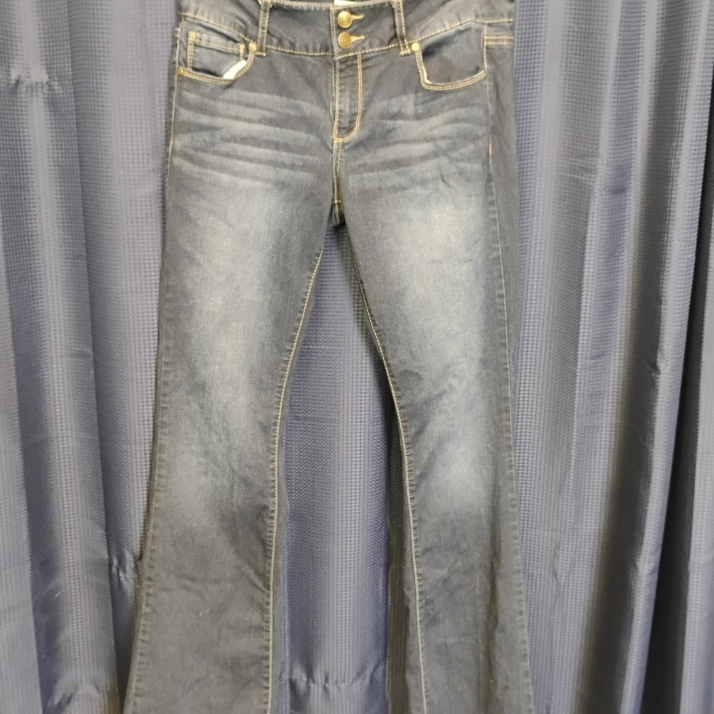 Altar'd State Wide Leg Jeans in Denim Blue